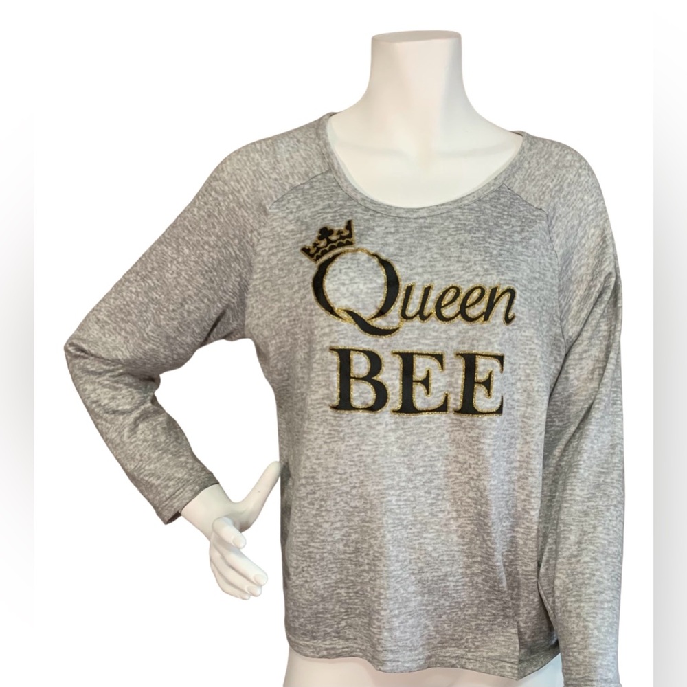 Queen Bee PJ Couture pajama top size large super soft fabric